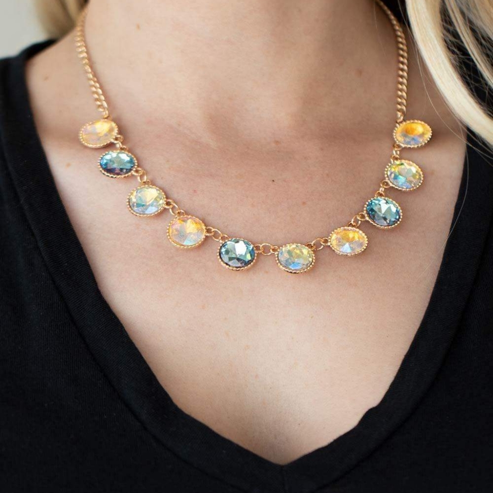 Pastel Iridescent Necklace